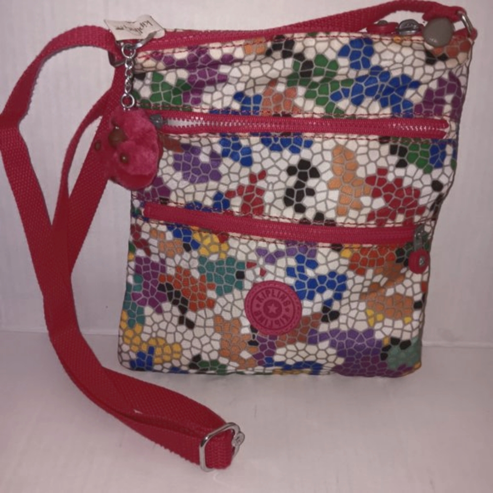 KIPLING KEIKO SPELLBINDER COLORFUL CROSSBODY HANDBAG
